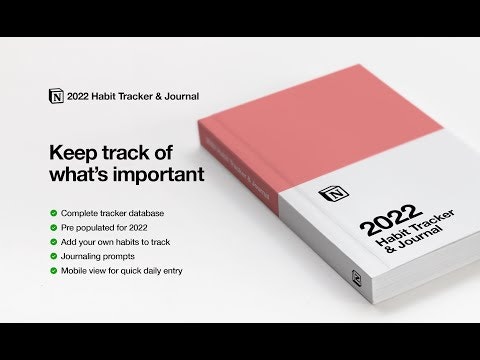 Notion Habit Tracker and Goals Journal gallery image