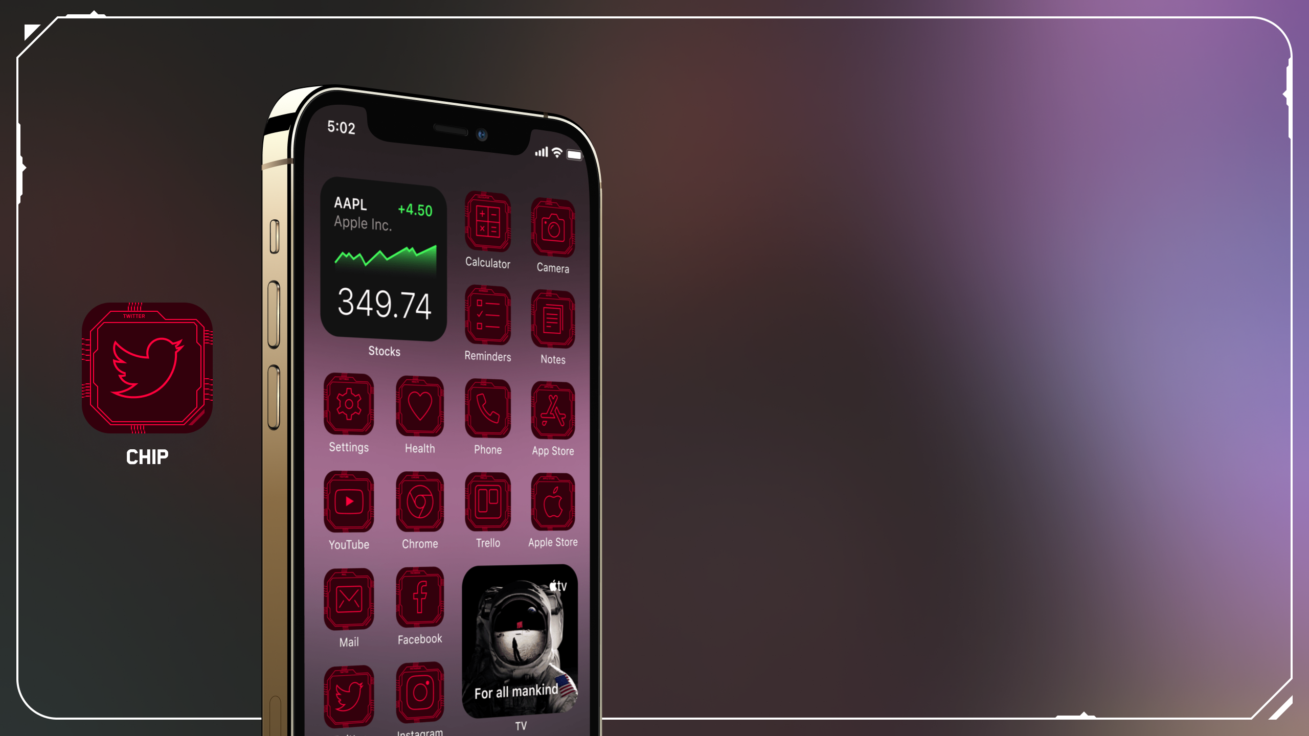 Cyberpunk Icons for iOS 14 & Android gallery image