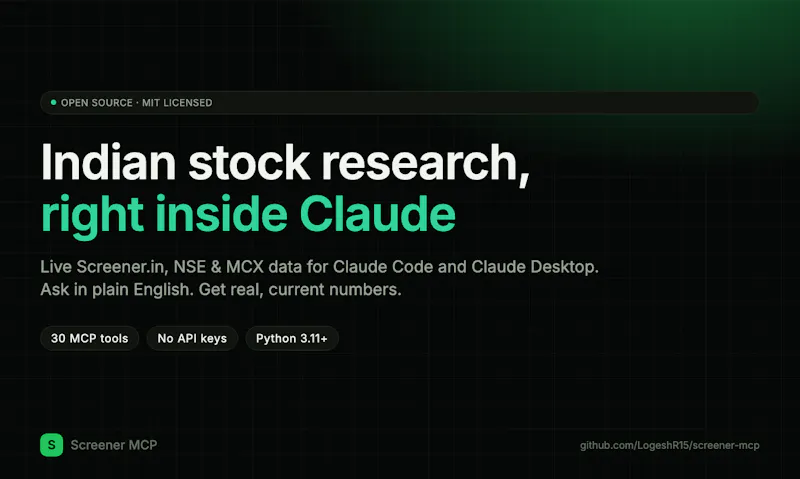 Screener MCP 2.O screenshot 1