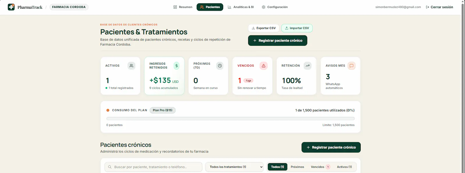 PharmaTrack screenshot 1