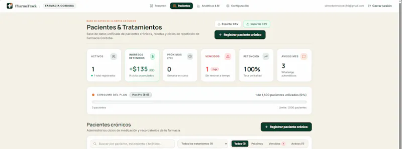 PharmaTrack screenshot 1