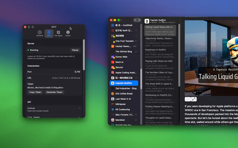 Quick RSS screenshot 5