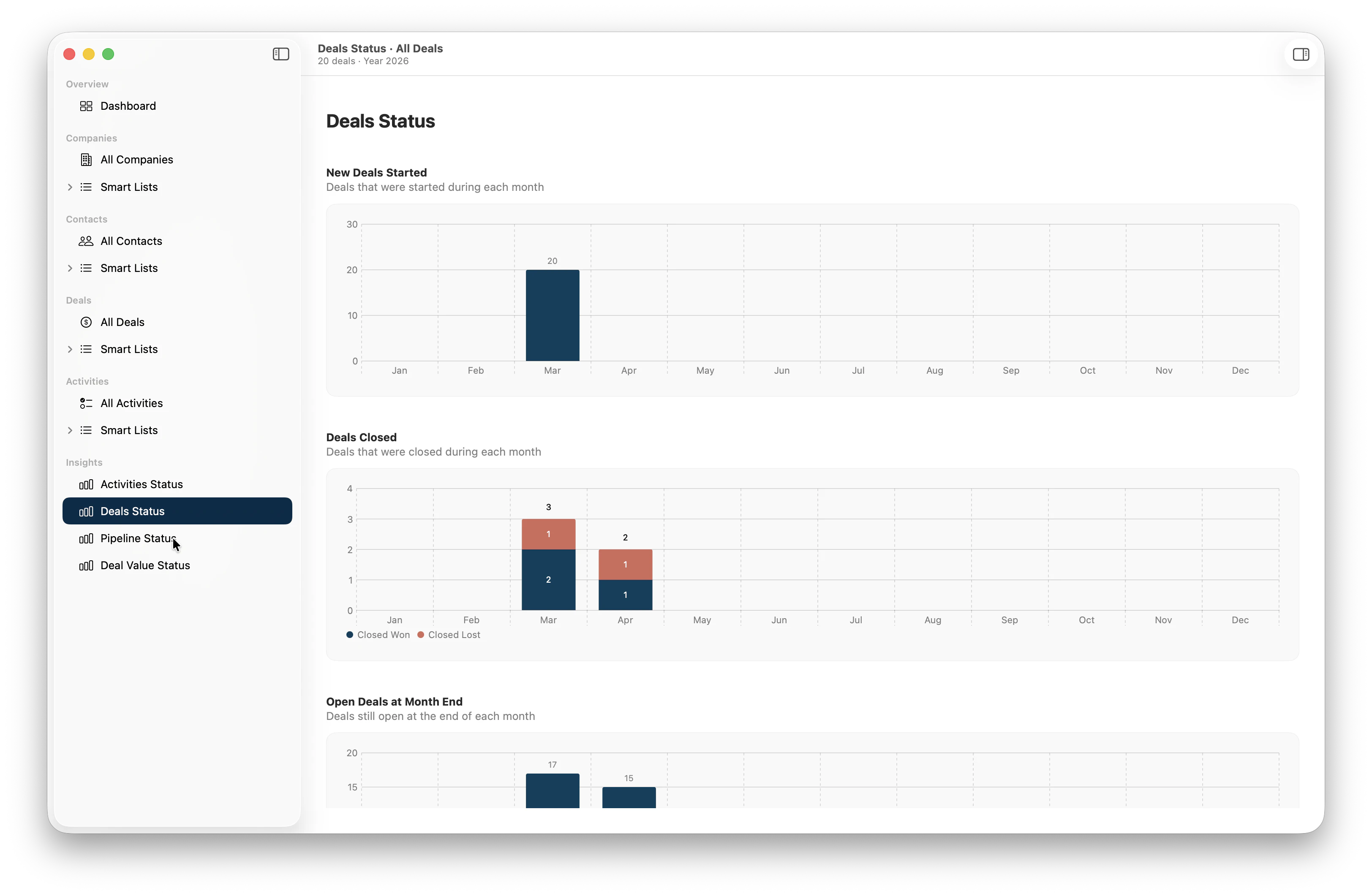 HubLite — Mac CRM for Professionals screenshot 2