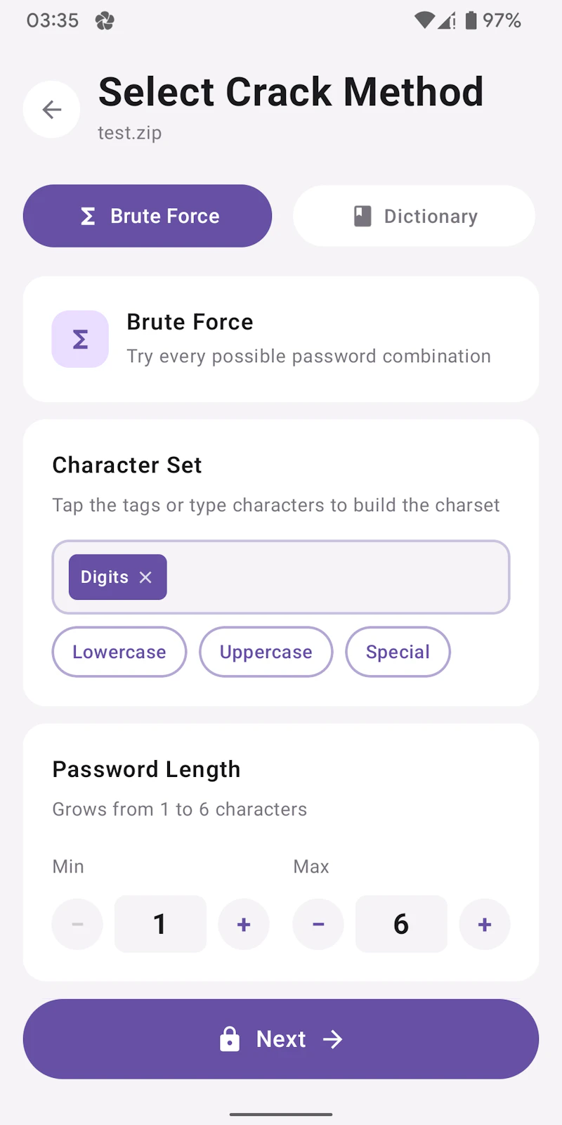ZIP Password Remover screenshot 3
