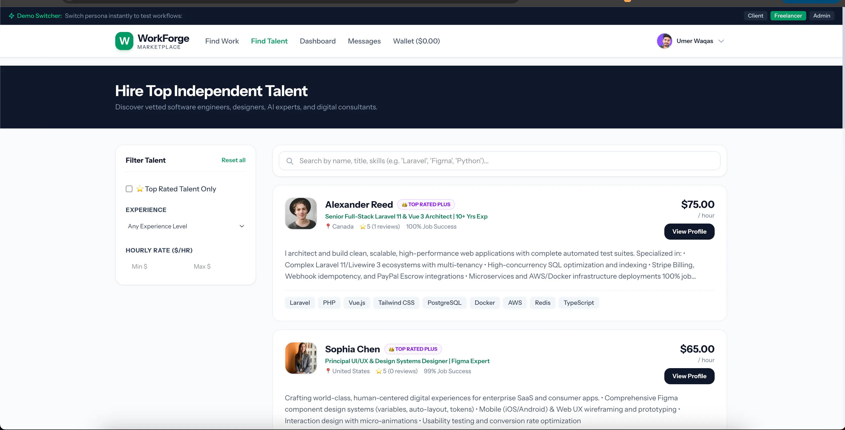 WorkForge — Upwork Clone Source Code gallery image