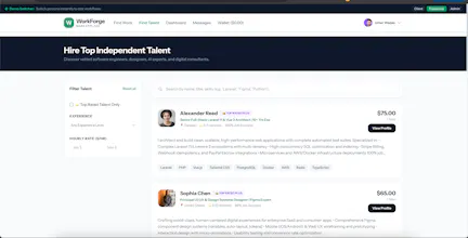 WorkForge — Upwork Clone Source Code gallery image
