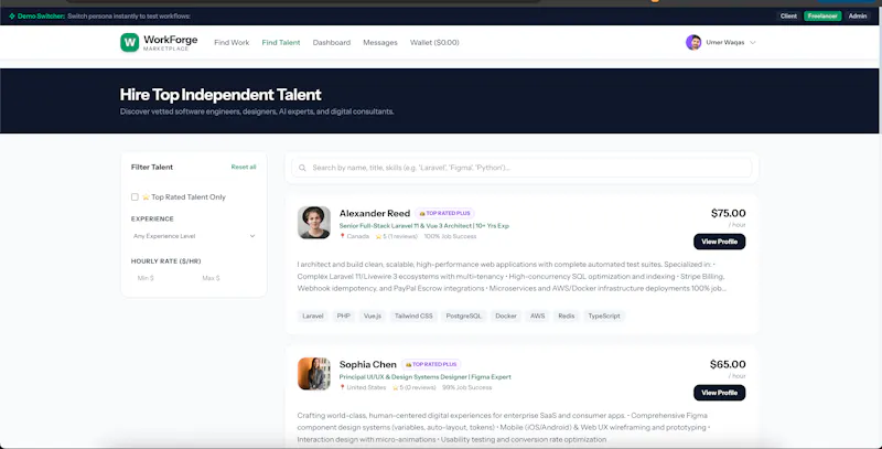WorkForge — Upwork Clone Source Code screenshot 17