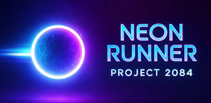Neon Runner : Project 2084 screenshot 1