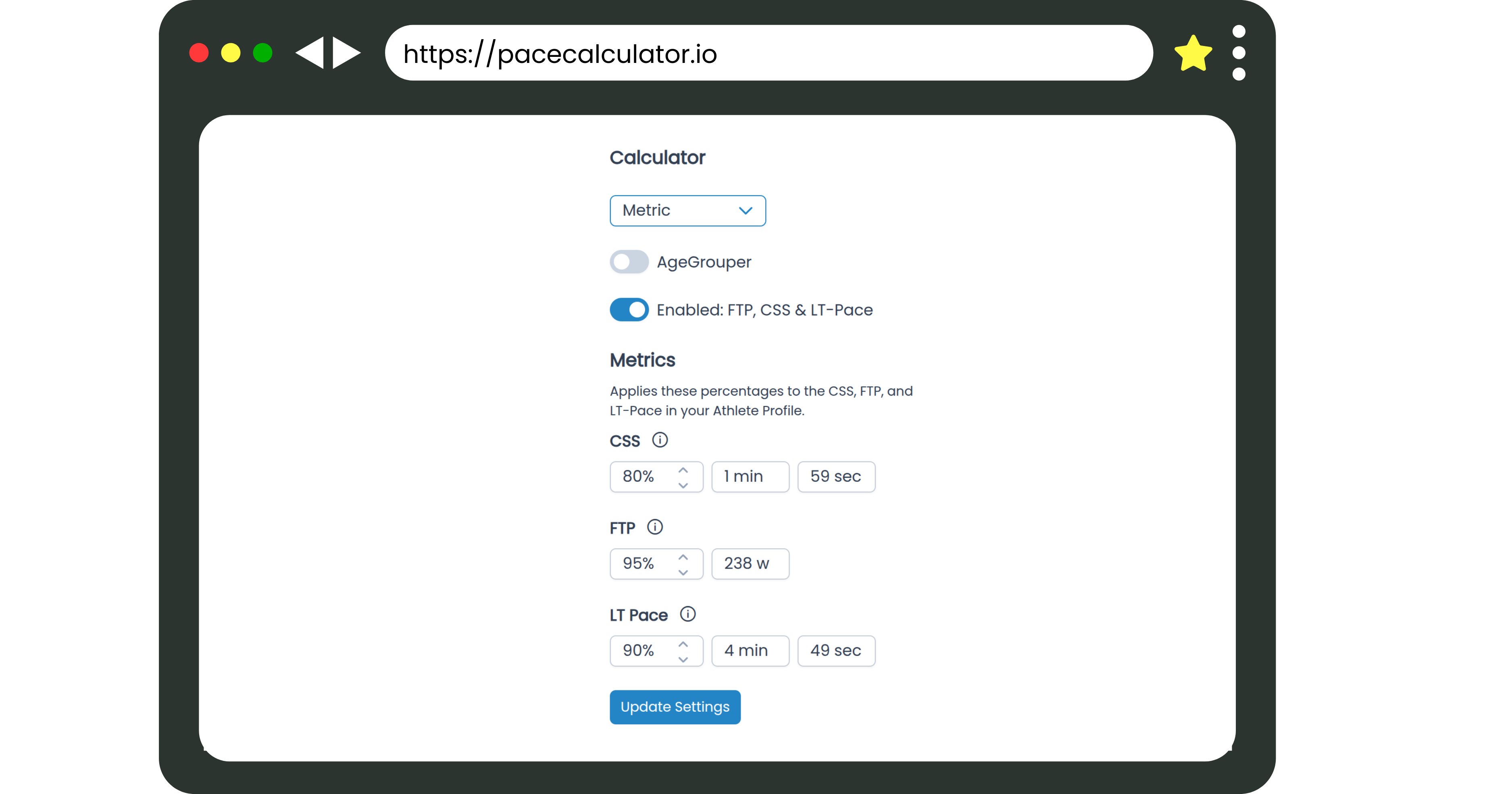 pacecalculator.io - 150 개의 이벤트가있는 개인화 된 트라이 애슬론 페이스 계산기 미디어 3