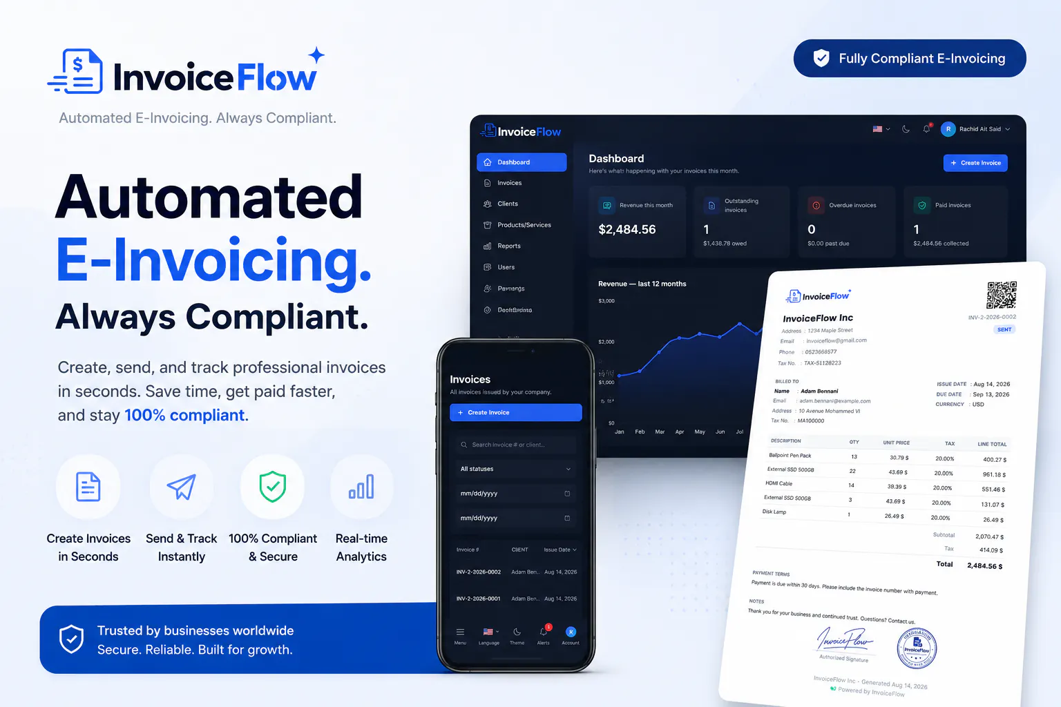 InvoiceeFlow gallery image