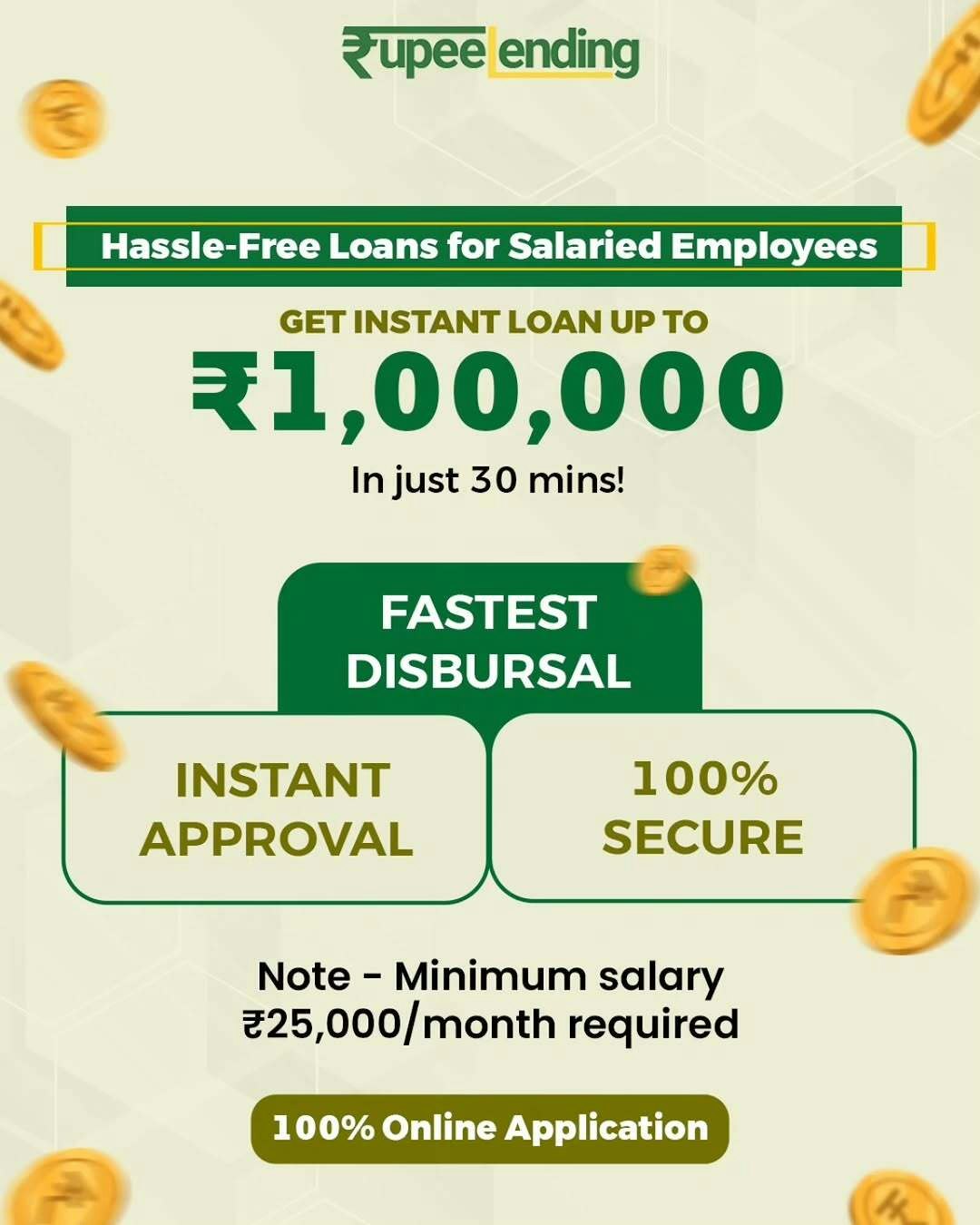 RupeeLending - Main product screenshot demonstrating key features and user interface