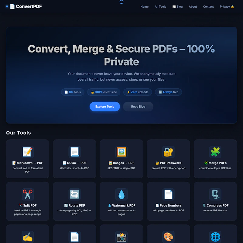 ConvertPDF screenshot 2