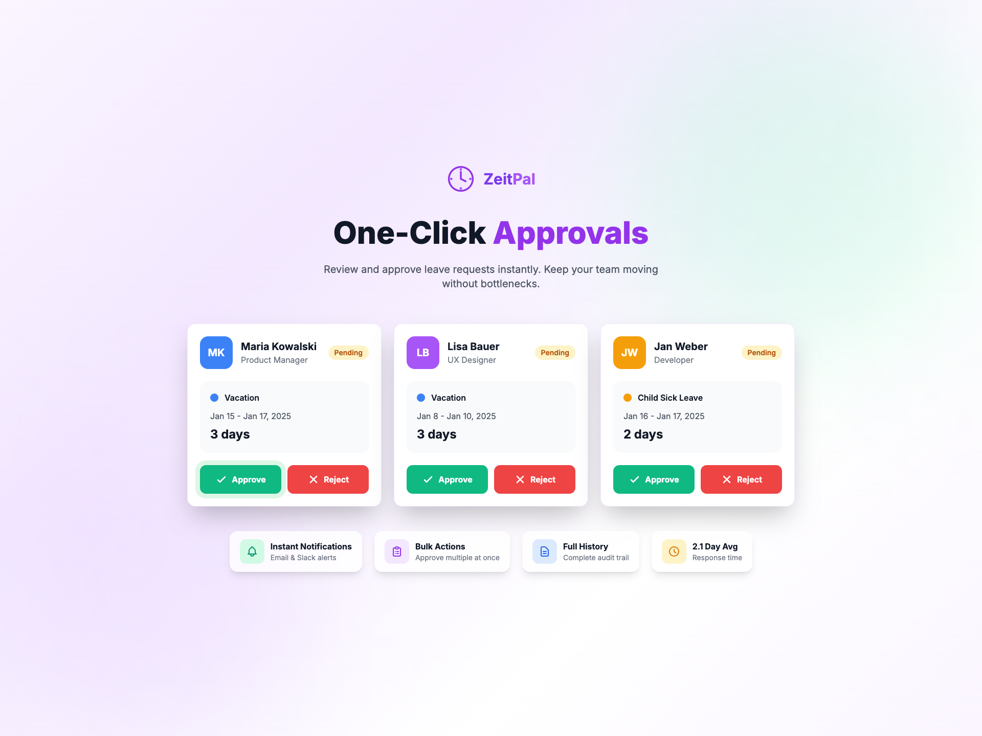 ZeitPal gallery image