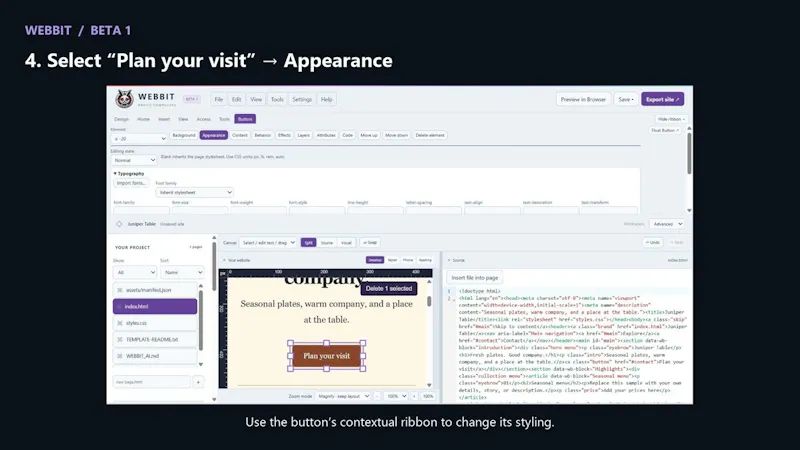 Webbit screenshot 1 (video preview)