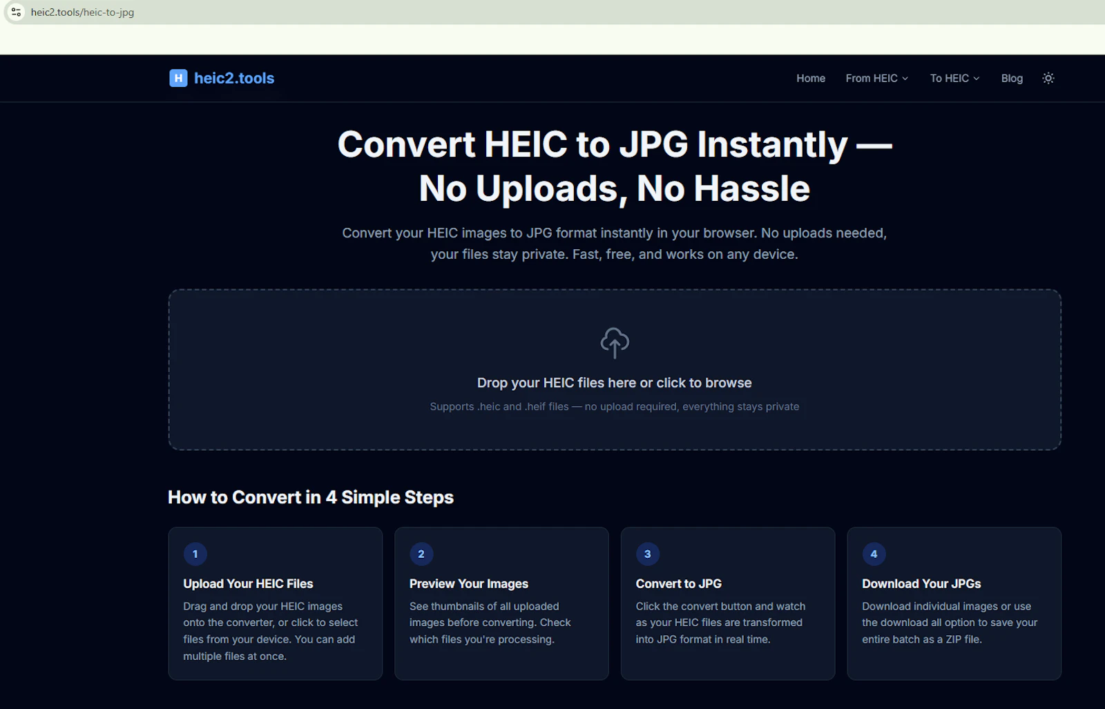 heic2.tools screenshot 1