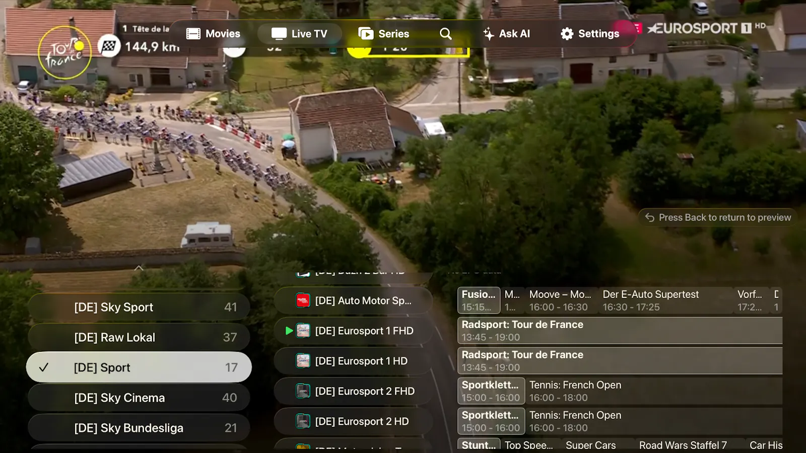 4U IPTV PLAYER screenshot 3