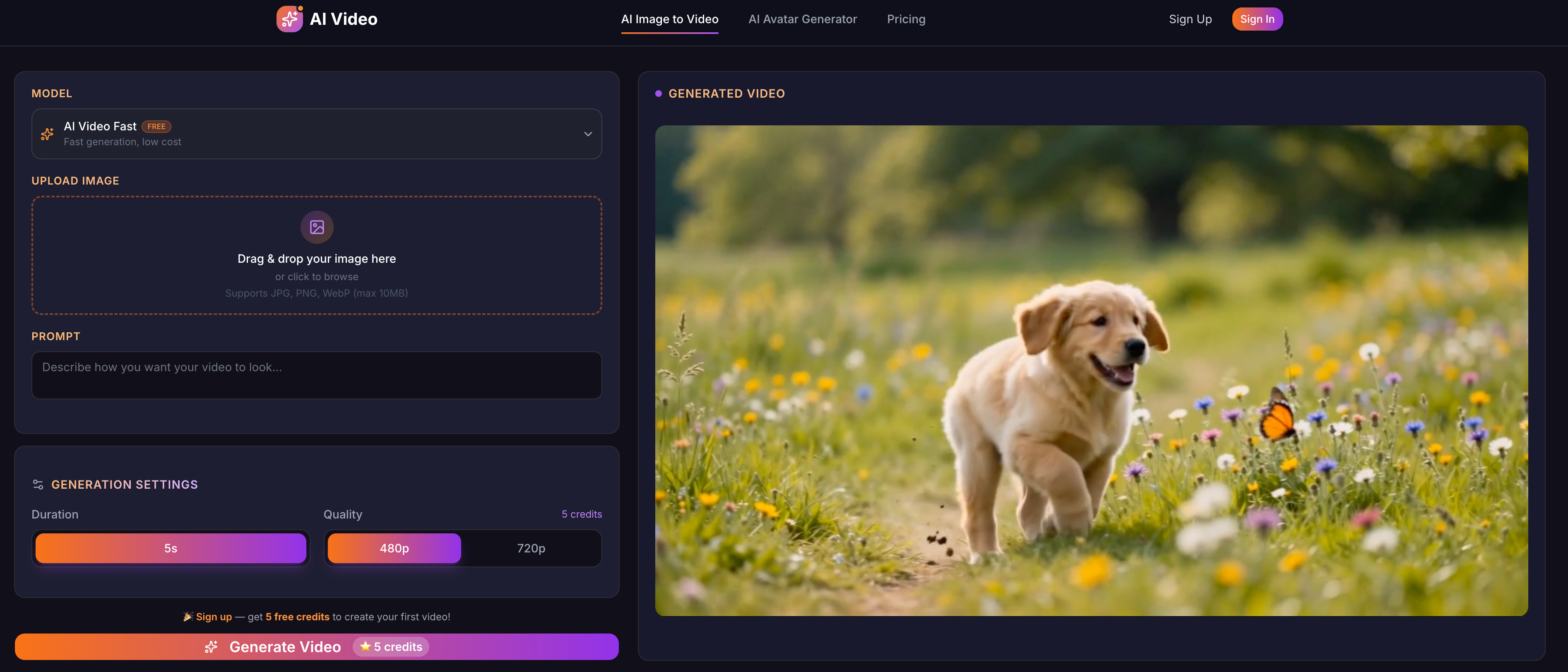  AI Image to Video gallery image
