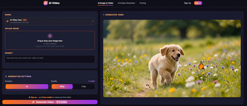  AI Image to Video screenshot 1