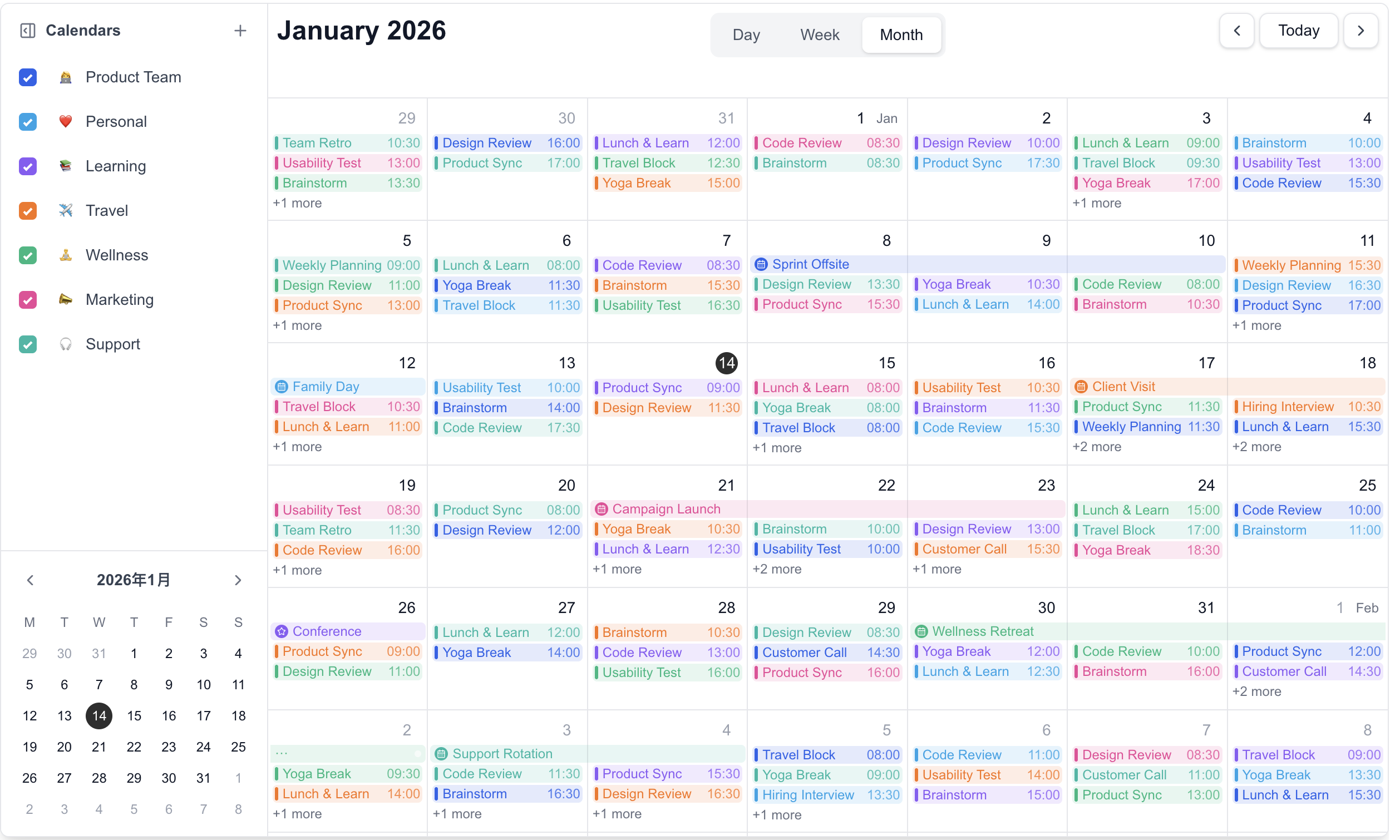 DayFlow - Main product screenshot demonstrating key features and user interface