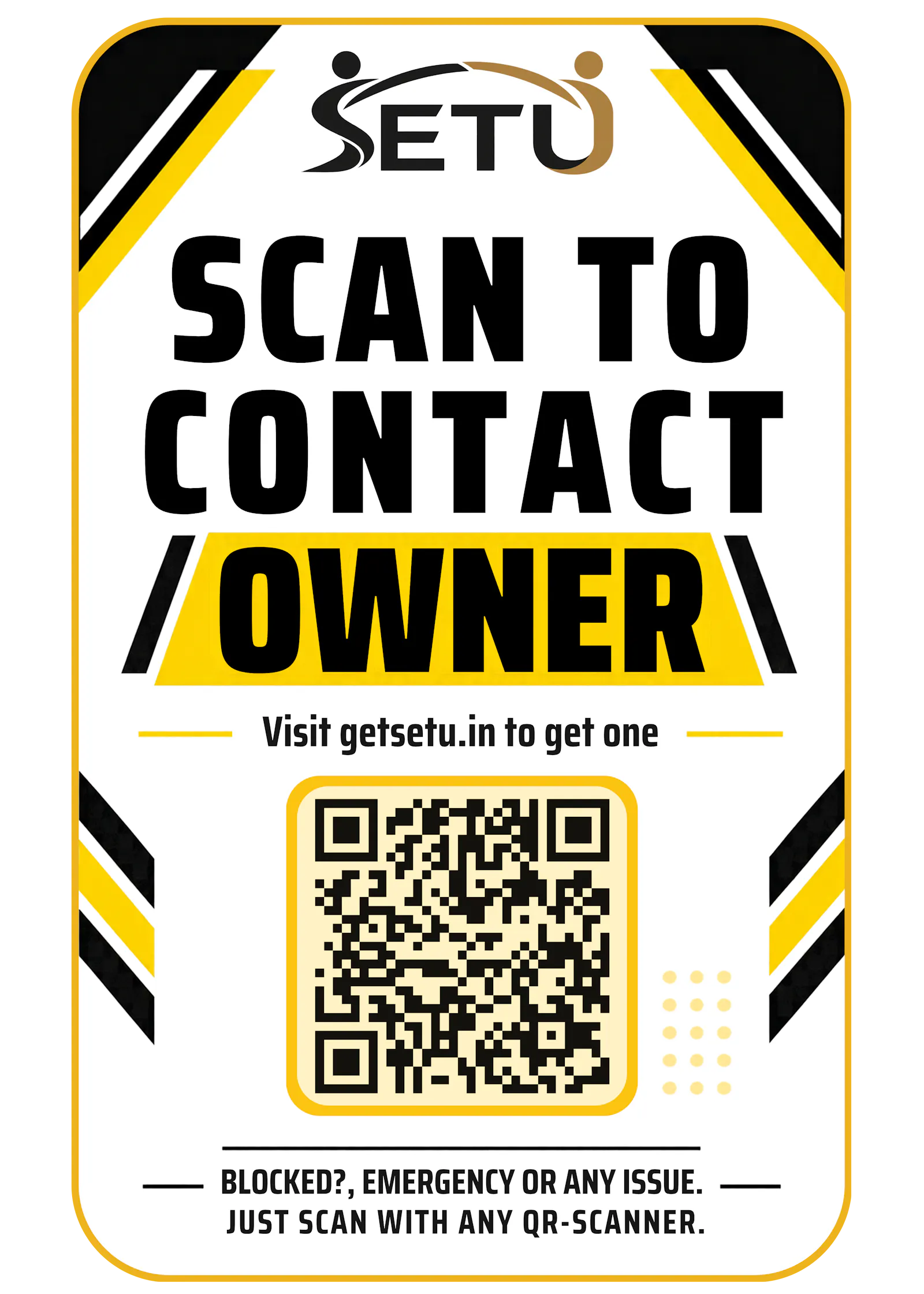 Smart Vehicle Qr Tag - SETU  screenshot 4