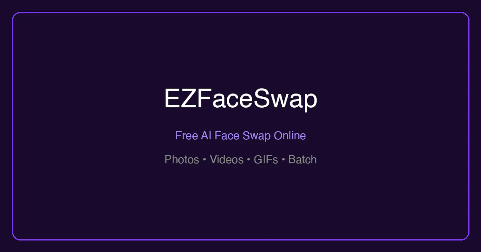 EZFaceSwap - AI Face Swap screenshot 1