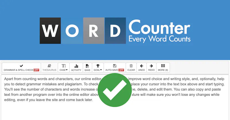 WordCounter screenshot 1