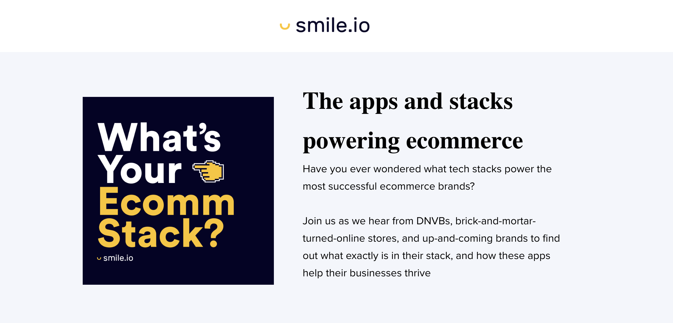 What's Your Ecomm Stack? gallery image