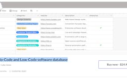 No-Code and Low-Code software database media 1