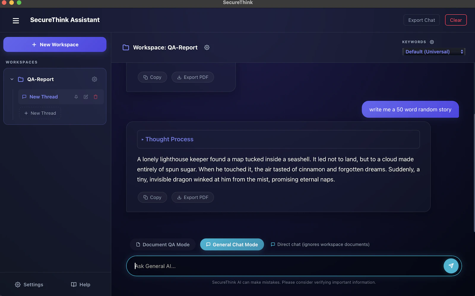 SecureThink screenshot 1