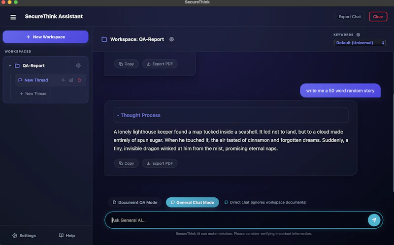 SecureThink screenshot 1