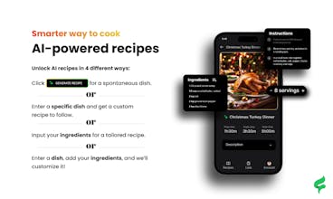 フレーバリッシュのモバイルアプリのインターフェースは、簡素化された食料品リストの機能を表示しています。