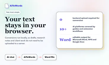 AiToWords gallery image