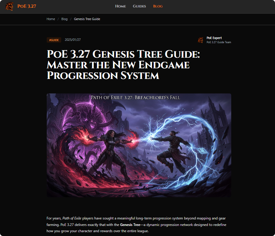 PoE 3.27 "Keepers of the Flame" gallery image