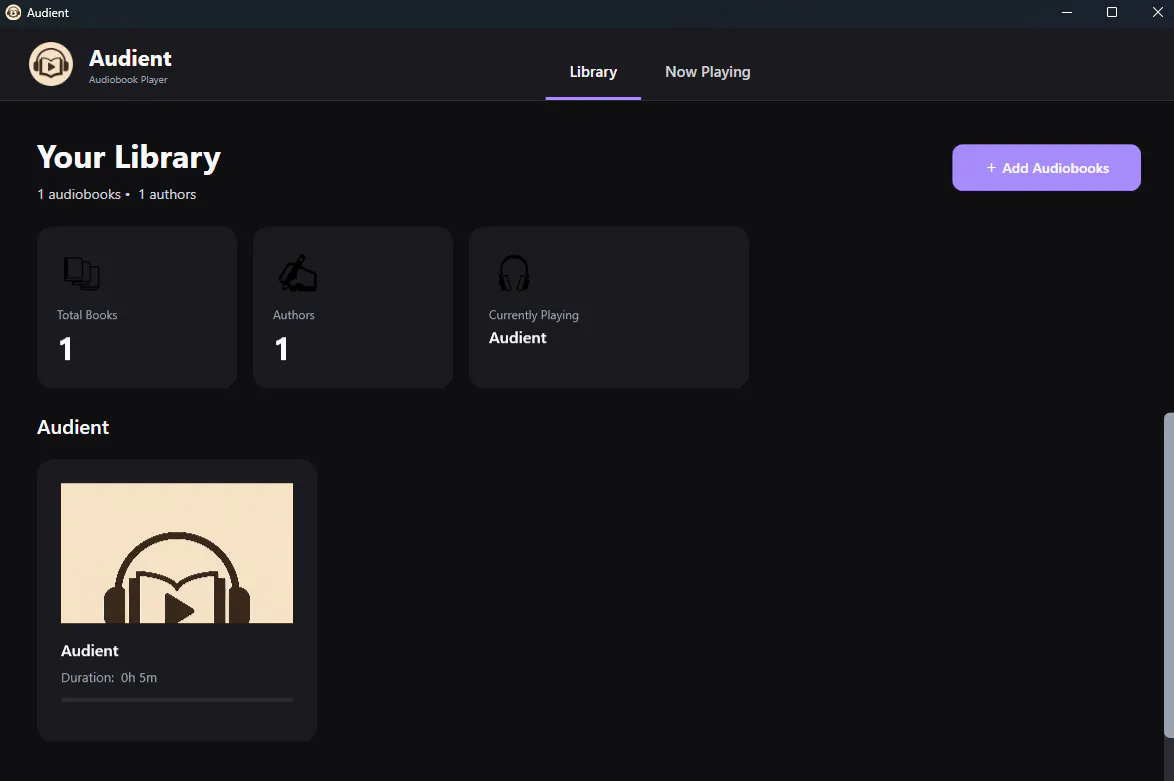 Audient screenshot 1
