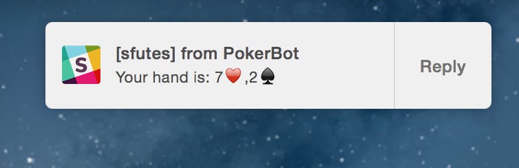 Slack Poker Bot media 2