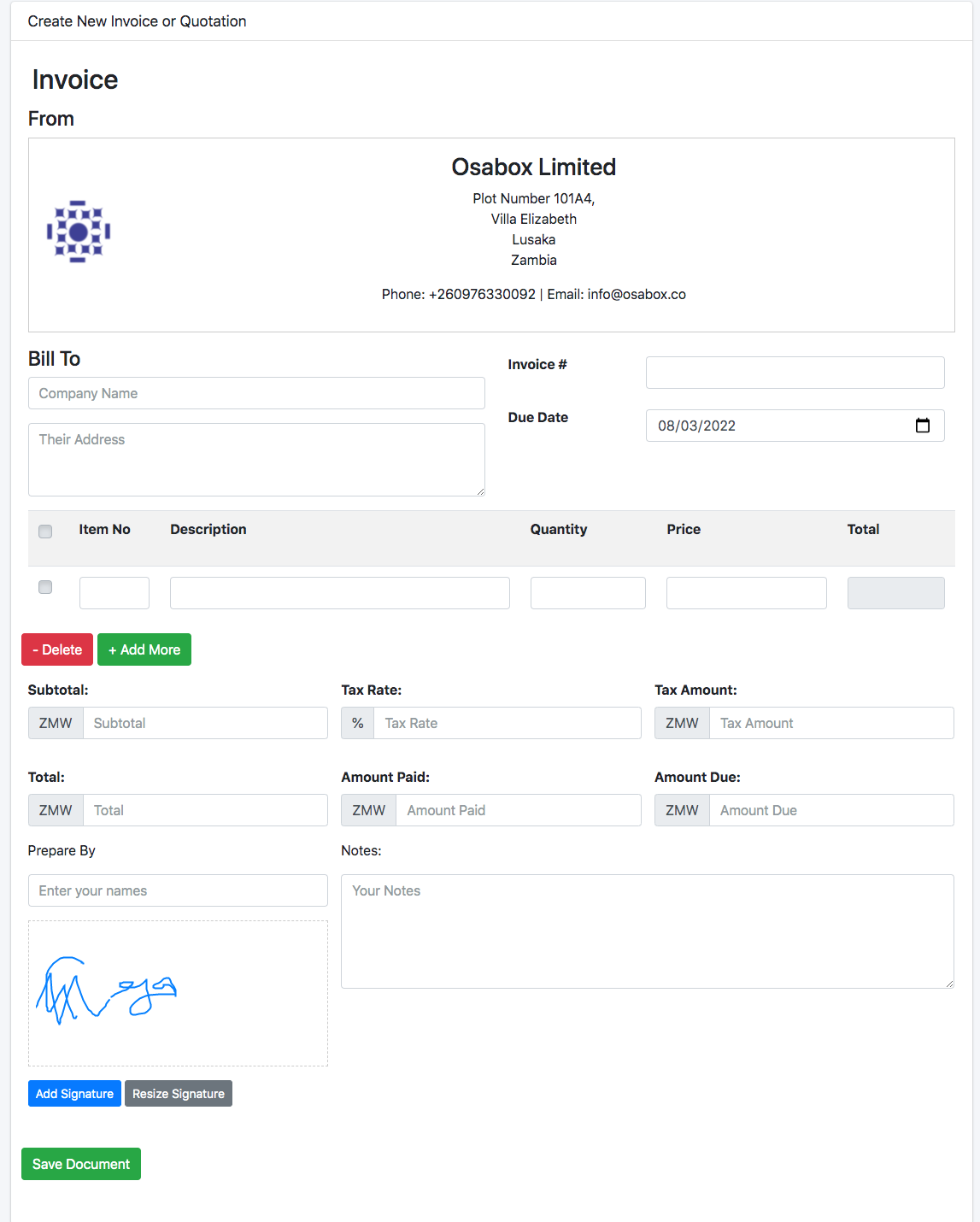 Osabox gallery image