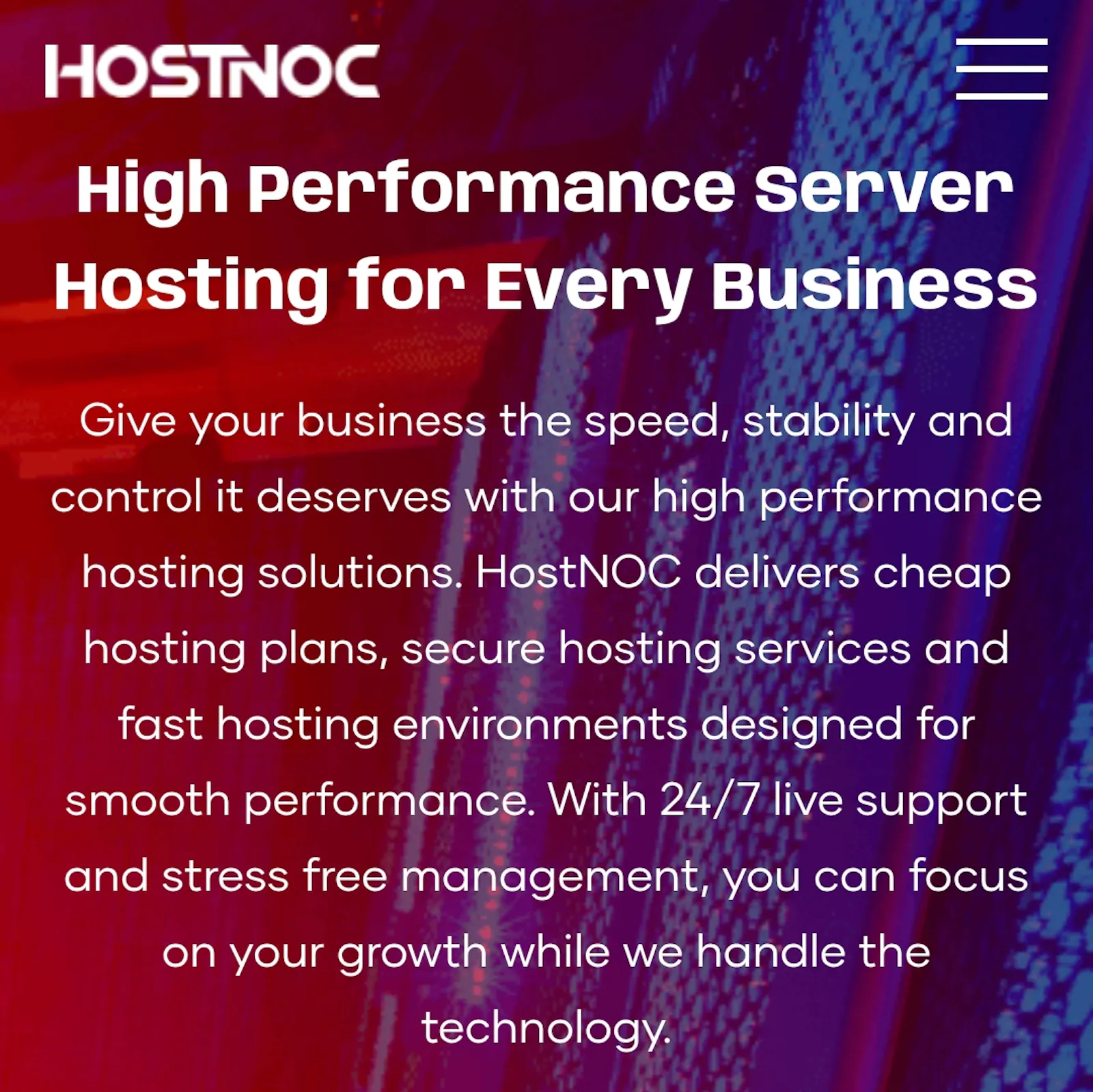Hostnoc screenshot 1