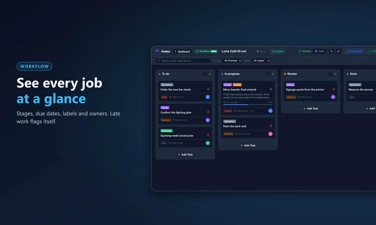 Nottez.app gallery image