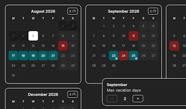 Vacation Optimizer gallery image