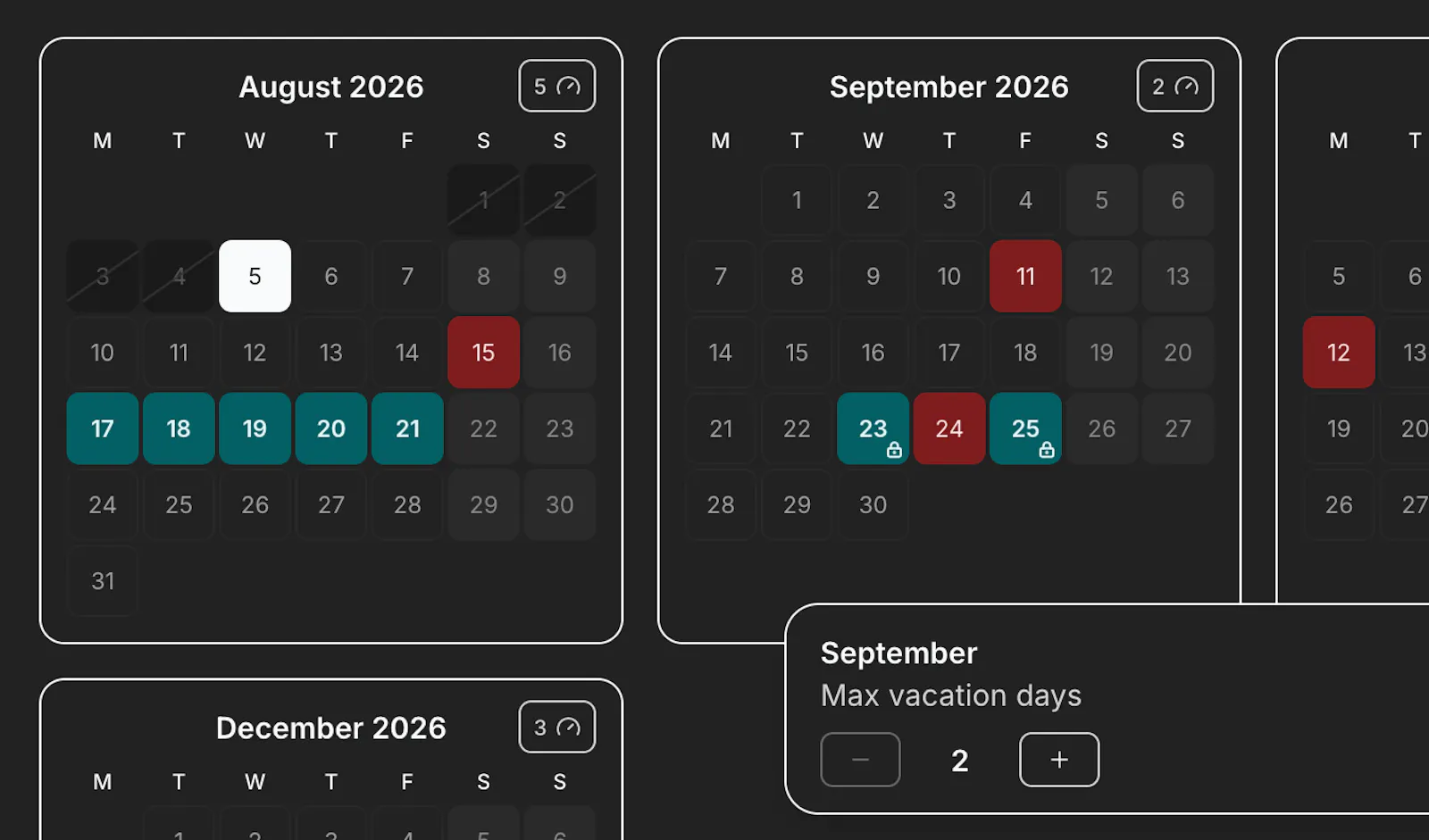 Vacation Optimizer screenshot 3