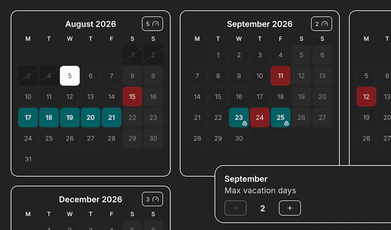 Vacation Optimizer screenshot 3