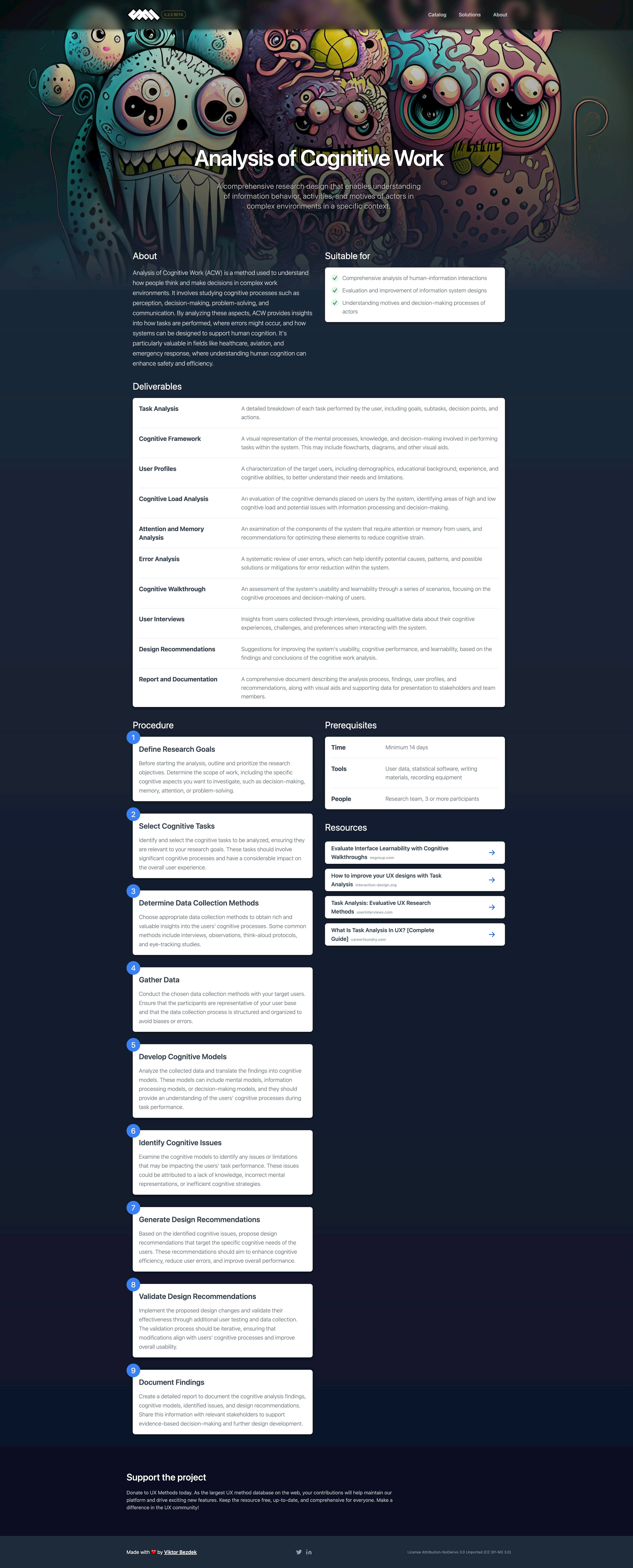 UX Methods Catalog media 3