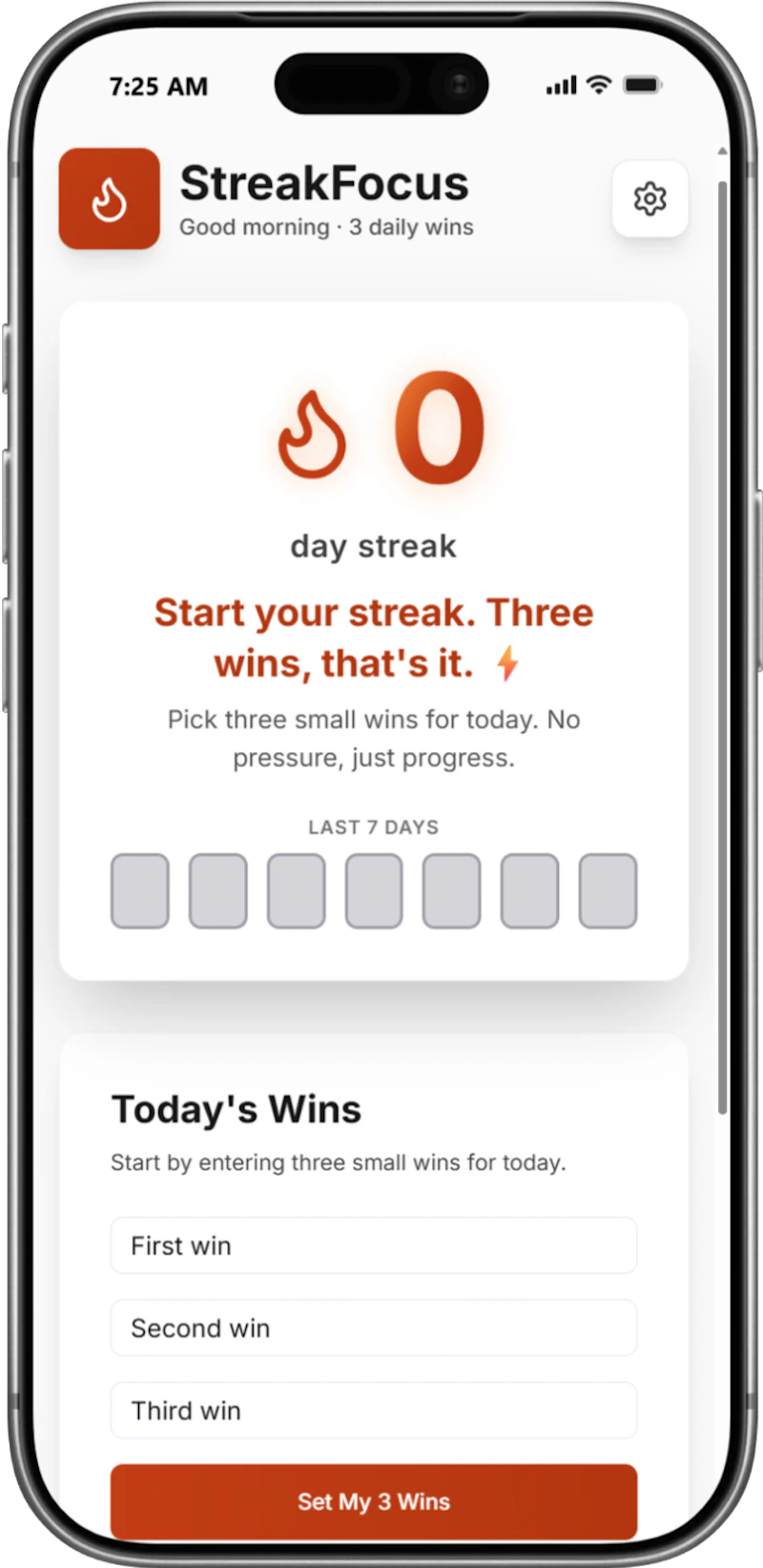 StreakFocus screenshot 2