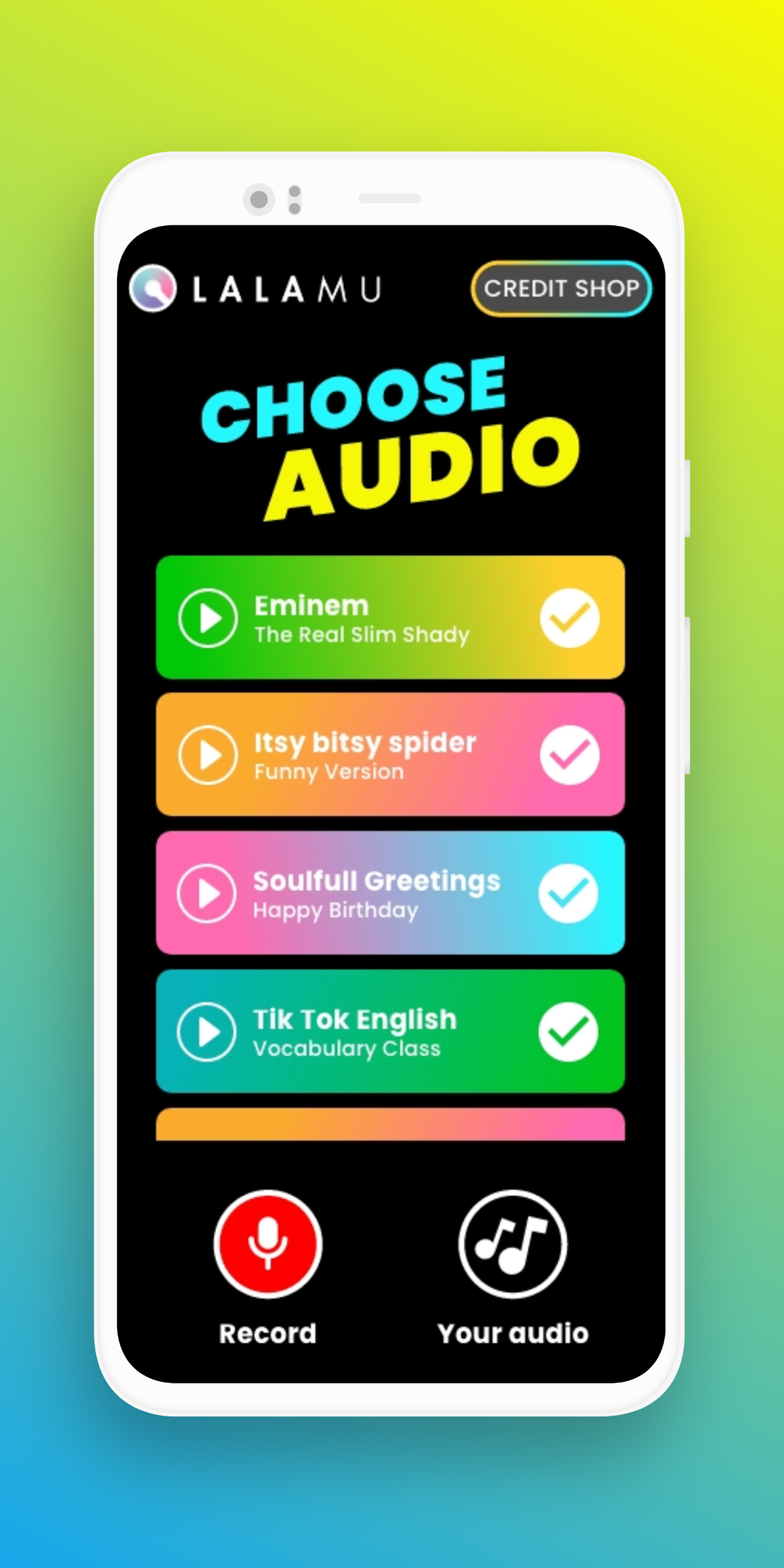 Lalamu App - Губы синхронизируют любое лицо в видео через искусственное искусство медиа 3