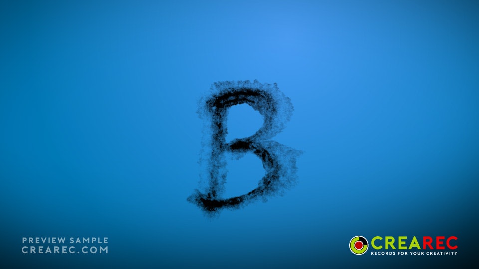 Ink Alphabet Animated stock footage text gallery image