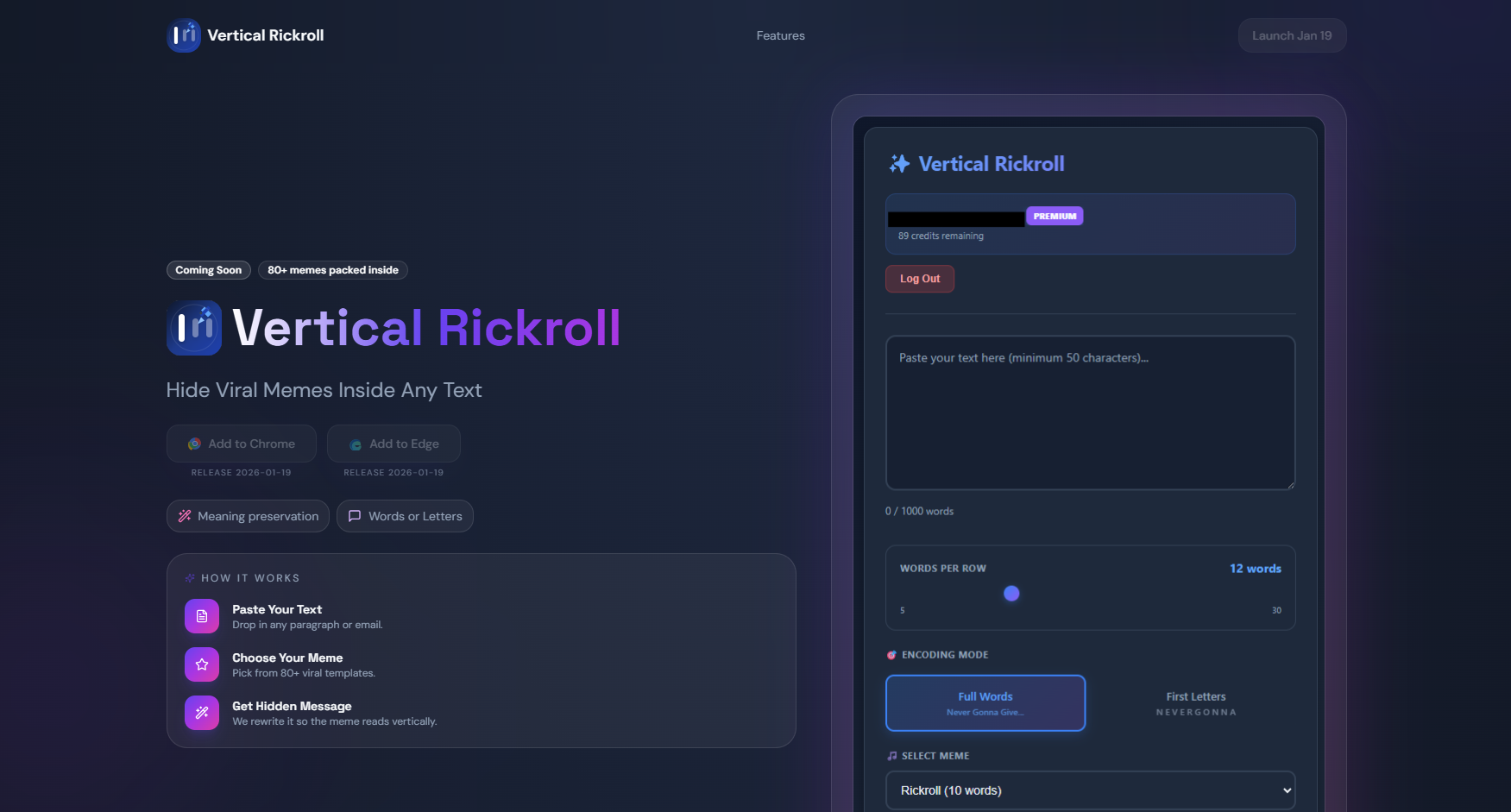 Vertical Rickroll gallery image