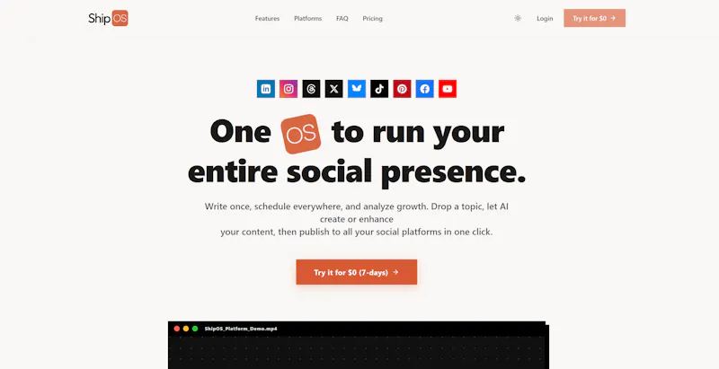 ShipOS screenshot 1