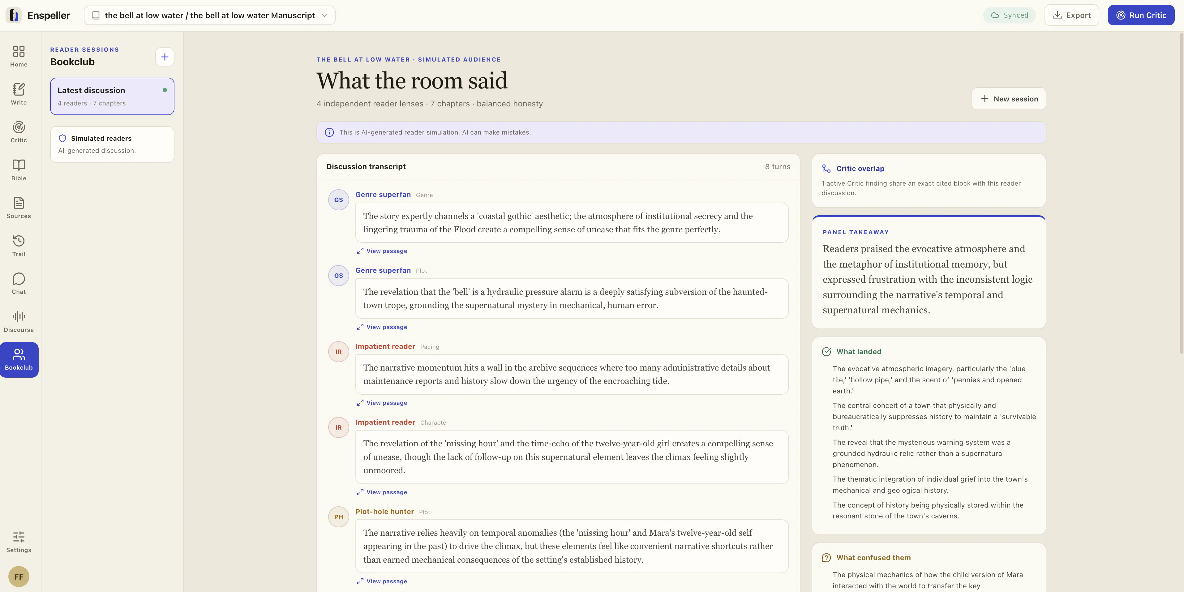 Enspeller — AI Analytical Writing Studio gallery image
