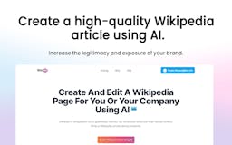 Wikipedia Article AI media 2