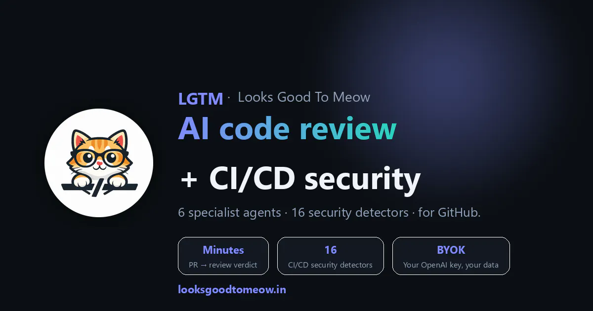 LGTM — Looks Good To Meow gallery image